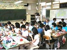 地元農産物を使った学校給食
