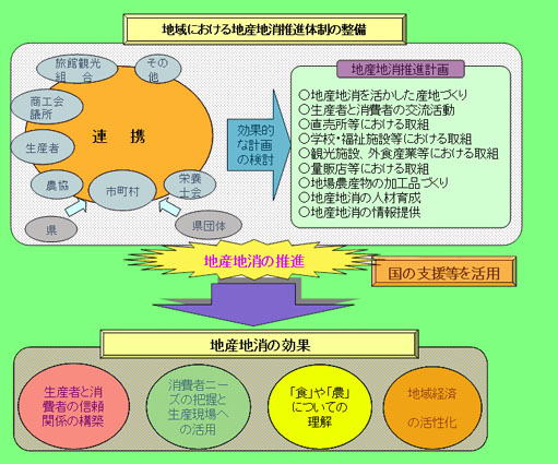 地域における地産地消推進体制の整備
