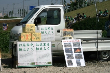 ふれあい田んぼアート2011 平成23年5月14日 田植え