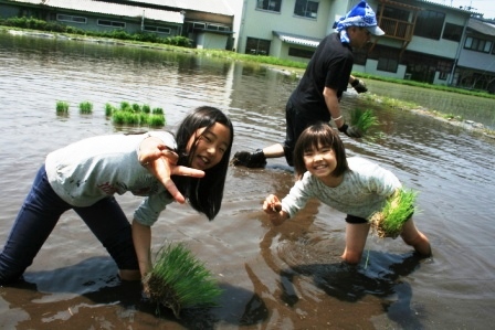 常安おやじの会 平成23年5月21日 田植え
