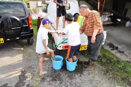 常安おやじの会 平成23年5月21日 田植え