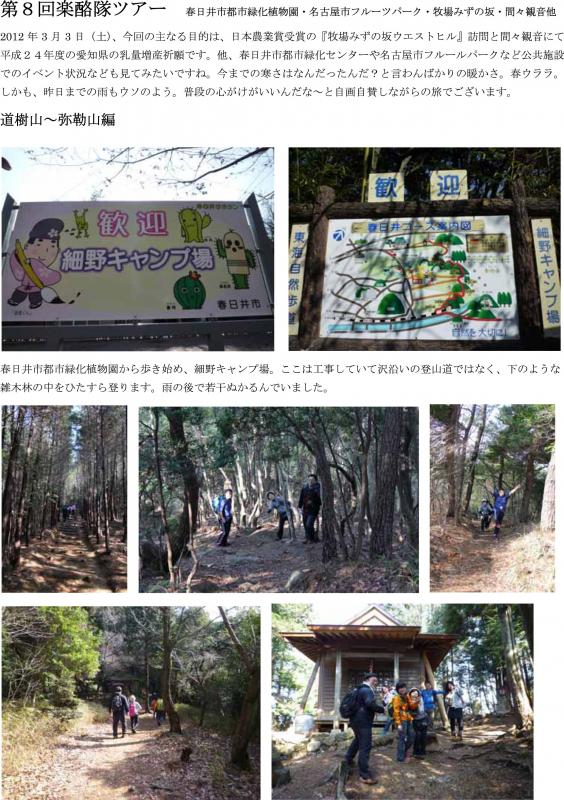 第8回楽酪隊ツアー