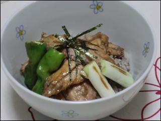 いわしの蒲焼丼