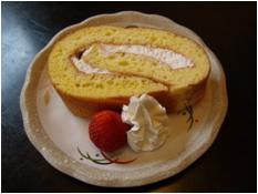 さかた米粉ロールケーキ