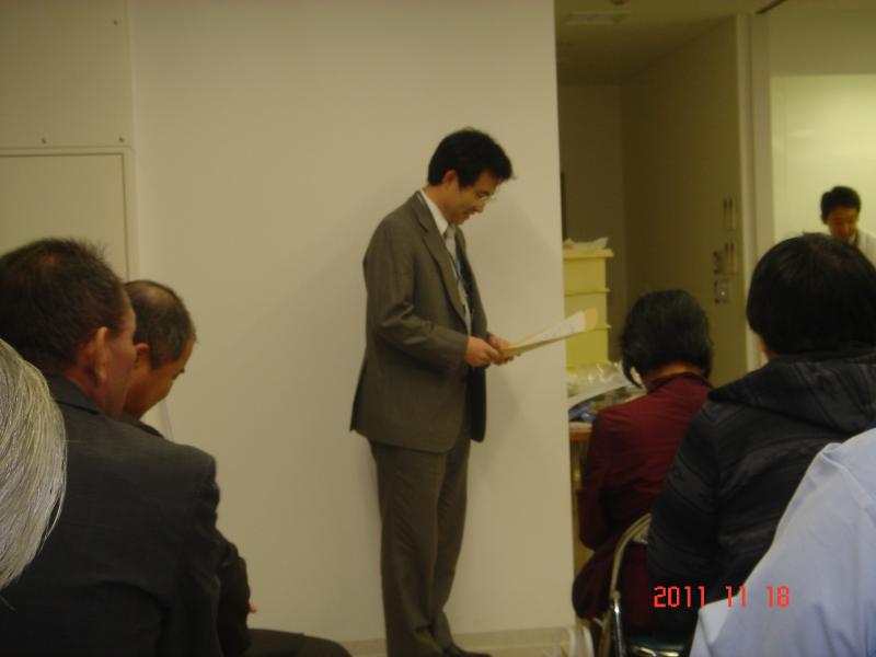東海農政局生産部高橋生産振興課長あいさつ