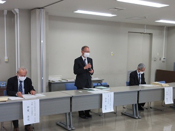 吉永消費・安全部長によるあいさつ