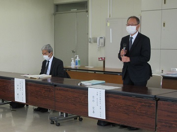 吉永消費・安全部長によるあいさつ