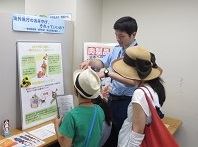 動物検疫所の仕事についてパネル展示