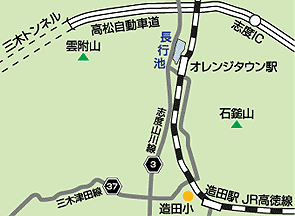 長行池地図