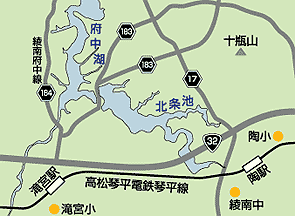 北条池地図