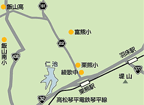 仁池地図