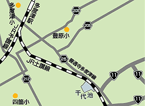 千代池地図