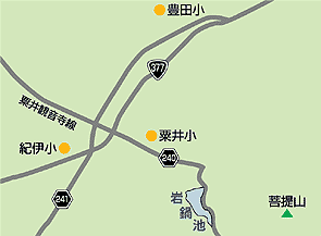 岩鍋池地図