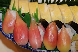 みょうがの寿司.jpg