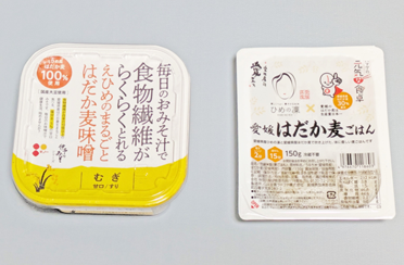 はだか麦を使った食材