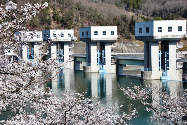 新田原井堰【岡山県和気郡和気町】