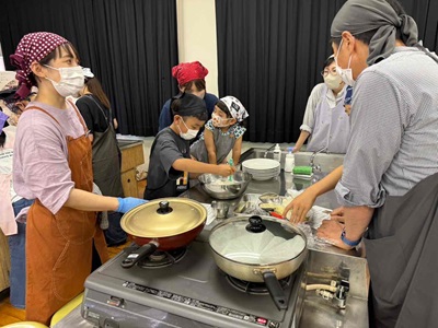 米粉パン焼き上げ