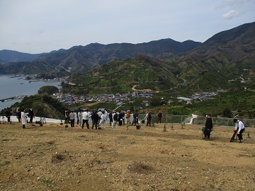 再編復旧工事が完了した園地