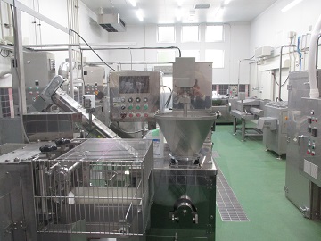 稼働を待つ作業場