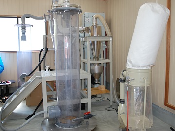 サイクロン式花粉精製機