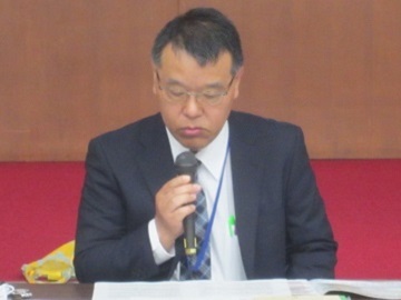 対策の概要を説明する高畑(たかはた)総括農政推進官
