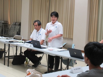 棚田コンシェルジュの見上地方参事官の姿
