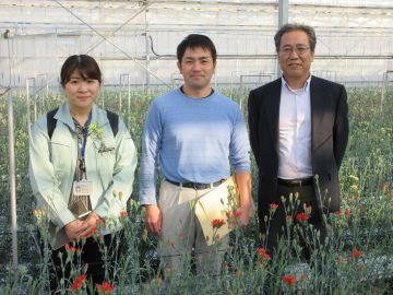 農政局職員、真鍋氏、朝倉地方参事官