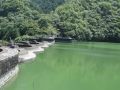 豊稔池の放流口