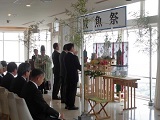 稚魚5万匹を放流／宇多津町で放魚祭