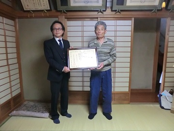 高松市の蜂須賀義則さん