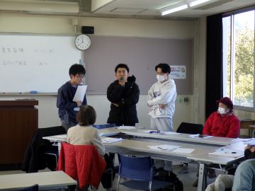 各グループからの発表