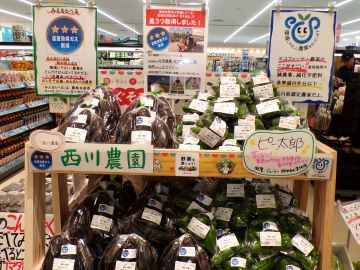 県内初の『みえるらべる』コーナー