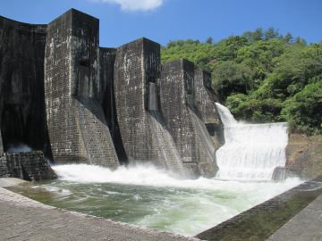 白い水の絨毯