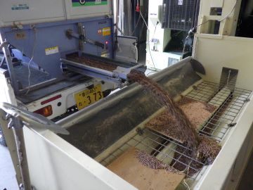 乾燥調製施設への搬入