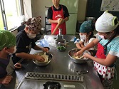 出前授業（調理実習）世界でひとつのちりめん丼作り