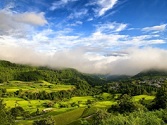 吉延集落の棚田風景