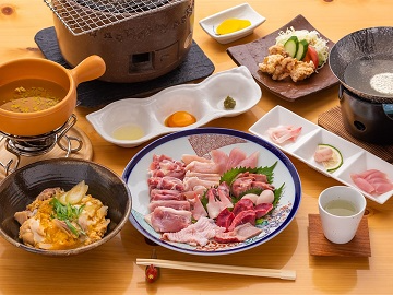 土佐ジロー料理(はたやま夢楽提供)