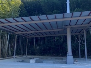 粉炭製造施設(ひだか林業&ITS提供)