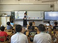 野菜ソムリエによる授業の様子