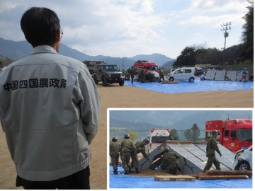 救出訓練の様子