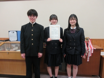 倉敷青陵高校の皆さん