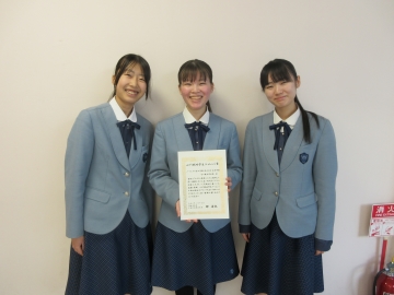 清心女子高校の皆さん