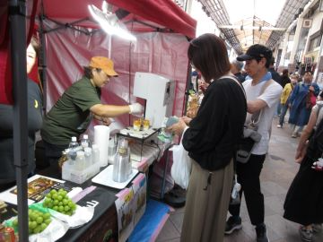おかやま農業女子のブース