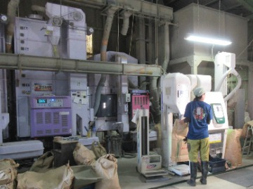 お米の乾燥施設