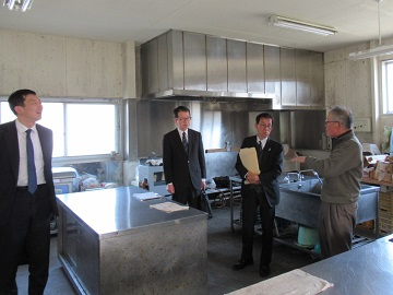 餅加工施設の見学