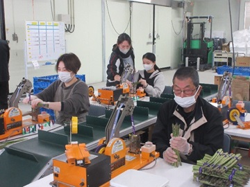 小分け作業の様子