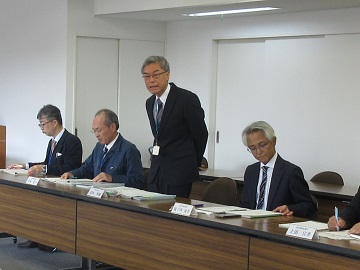 清水地方参事官による挨拶
