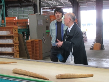 田中次長の視察