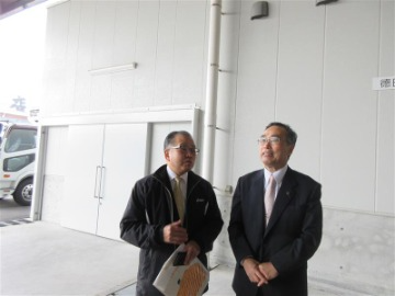 深沢鳥取市長と古賀次長