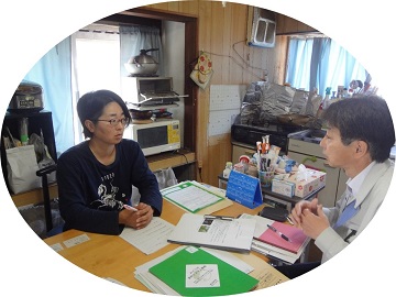 高光直子さんと談笑